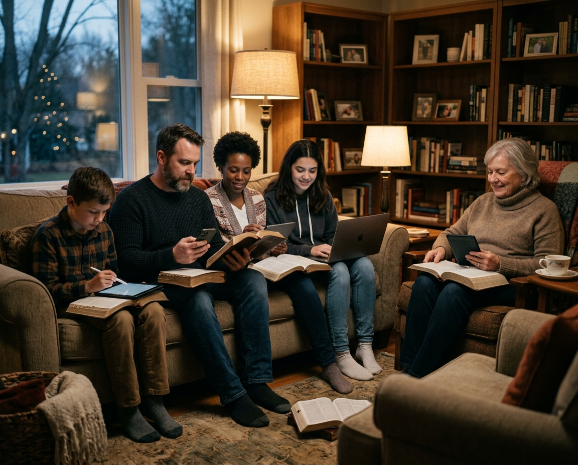 One Subscription. Five People. A Smarter Way for Families to Study Scripture